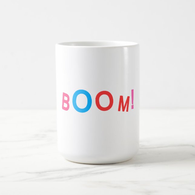 Caneca De Café BOOM! Comic Typography (Centro)