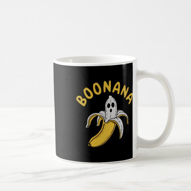 Caneca De Café Boonana Esqueleto Divertido Dentro da Banana Excên (Direita)
