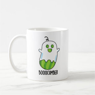 Caneca De Café Booocumber Funny Ghost Cucumber Pun