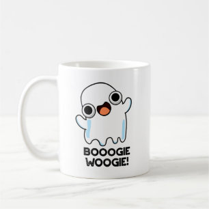 Caneca De Café Booogie Woogie Funny Music Ghost Pun