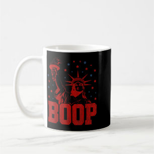 Caneca De Café Boop Antiga Estátua da Liberdade e Águia Engraçado