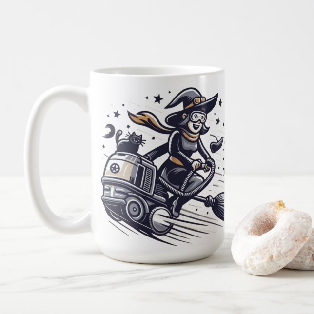 Caneca De Café Boost: Um Halloween De Alta Velocidade! (Com Donut)