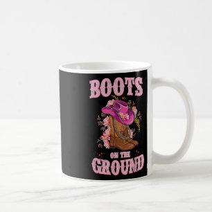 Caneca De Café Boot On Ground Boot Cowboy Western Cowgirl Li