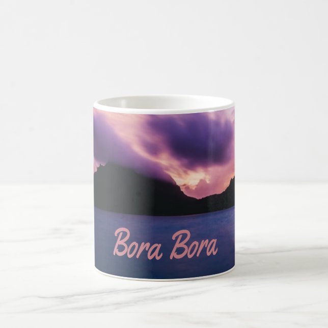 Caneca De Café Bora Bora Suset Island Beach (Centro)