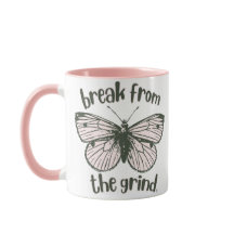 Caneca de Café Borboleta
