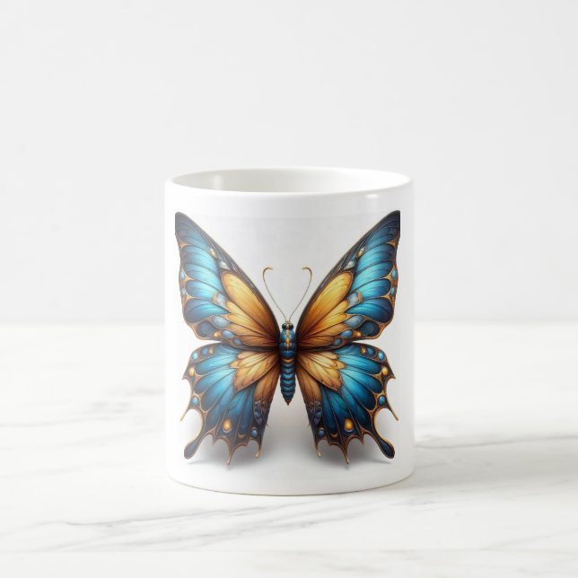 Caneca De Café Borboleta (Centro)
