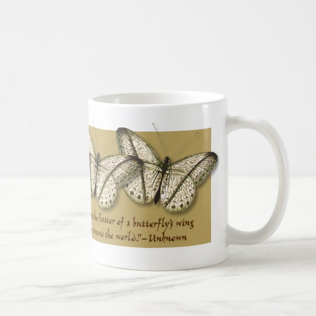 Caneca De Café Borboleta (Direita)