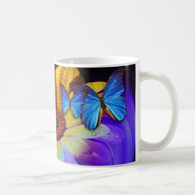 Caneca De Café Borboleta Art 29, Lâmpadas (Direita)