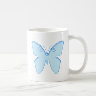 Caneca De Café Borboleta azul