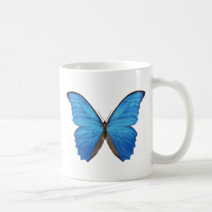 Caneca De Café Borboleta azul de Morpho