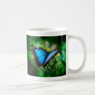 Caneca De Café Borboleta azul de Morpho