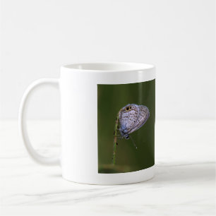 Caneca De Café Borboleta Azul Marinha