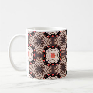 Caneca De Café Borboleta, Belo padrão sem costura feito de bu