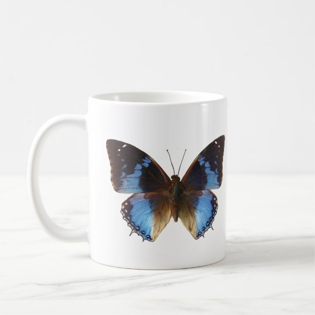 Caneca De Café Borboleta Bleu (Esquerda)