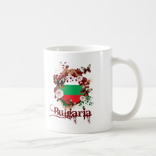 Caneca De Café Borboleta Bulgária (Direita)