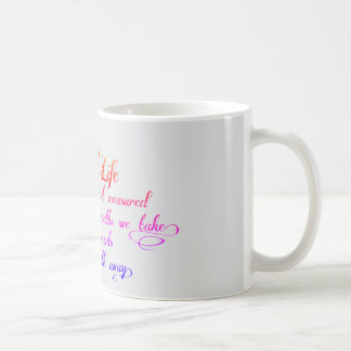 Caneca De Café borboleta como a vida