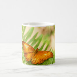 Caneca De Café Borboleta de cruzador laranja