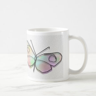 Caneca De Café Borboleta de fios