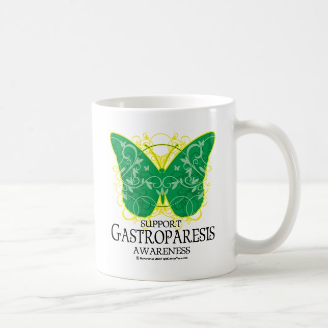 Caneca De Café Borboleta de Gastroparesis (Direita)