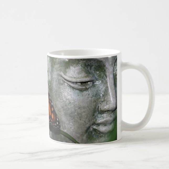 Caneca De Café Borboleta de monarca em Kwan Yin (Direita)