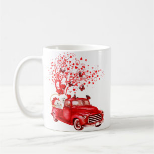 Caneca De Café borboleta de namorados de caminhões vermelhos de f