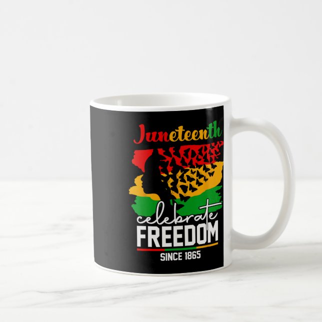 Caneca De Café Borboleta Décima Sétima Camisa Orgulho Africano Af (Direita)