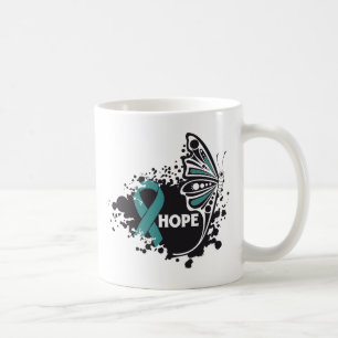 Caneca De Café Borboleta do Scleroderma da esperança