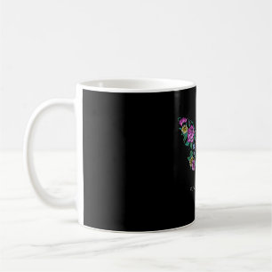 Caneca De Café borboleta e borboletas florais de flores