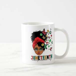 Caneca De Café Borboleta Melanie Black da Liberdade do Décima Sét