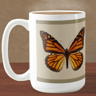 Caneca De Café Borboleta Monarca