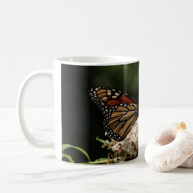 Caneca De Café Borboleta monarca (Com Donut)