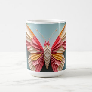 Caneca De Café Borboleta Origami