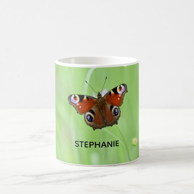 Caneca De Café Borboleta-pavão (Centro)