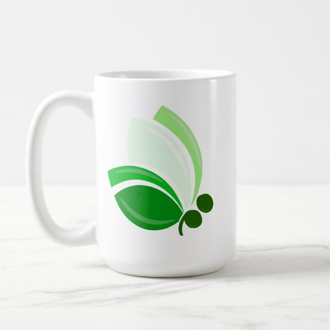 Caneca De Café Borboleta Ponto e Vírgula (Esquerda)