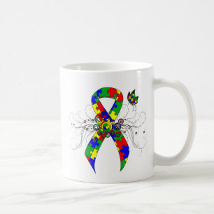Caneca De Café Borboleta Quebra-cabeça