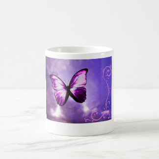 Caneca De Café Borboleta roxa
