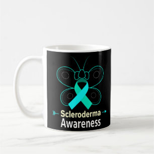 Caneca De Café Borboleta Scleroderma Fita Scleroderma Sensibiliza