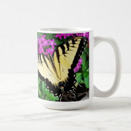 Caneca De Café Borboleta Swallowtail de Tigre Oriental #1