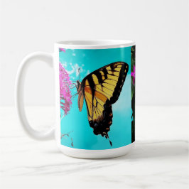 Caneca De Café Borboleta Swallowtail de Tigre Oriental #2