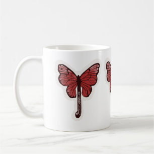 Caneca De Café Borboleta Umbrella Fusion Mug
