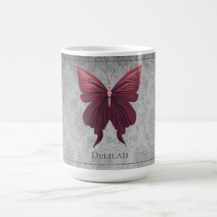 Caneca De Café Borboleta vermelha