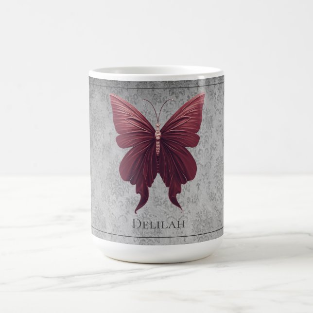 Caneca De Café Borboleta vermelha (Centro)