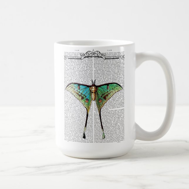 Caneca De Café Borboleta vibrante (Direita)