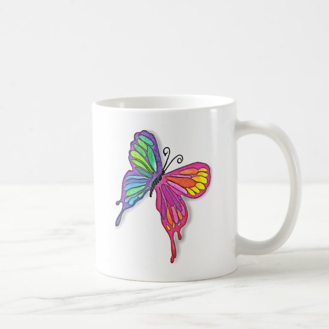 Caneca De Café Borboleta Watery (Direita)