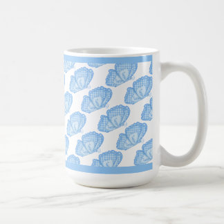 Caneca de Café Borboletas Azuis