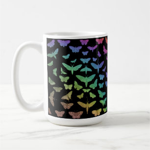 Caneca De Café Borboletas coloridas, mariposas mariposas insetos 