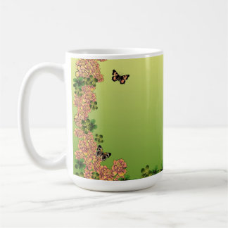 Caneca De Café Borboletas da manhã