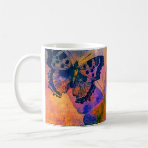 Caneca De Café Borboletas pintadas