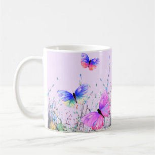 Caneca De Café Borboletas voadoras Café Mug