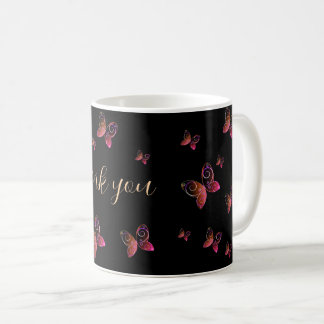 Caneca De Café borboletas voadoras natureza